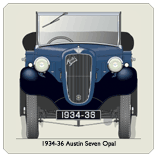 Austin Seven Opal 1934-36 Coaster 2